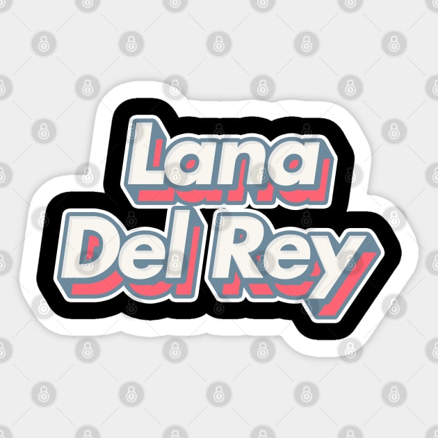 Lana Del Rey Vintage Style Sticker by MasyaDeaart